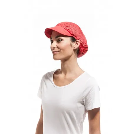Cofia visera color rejilla al tono