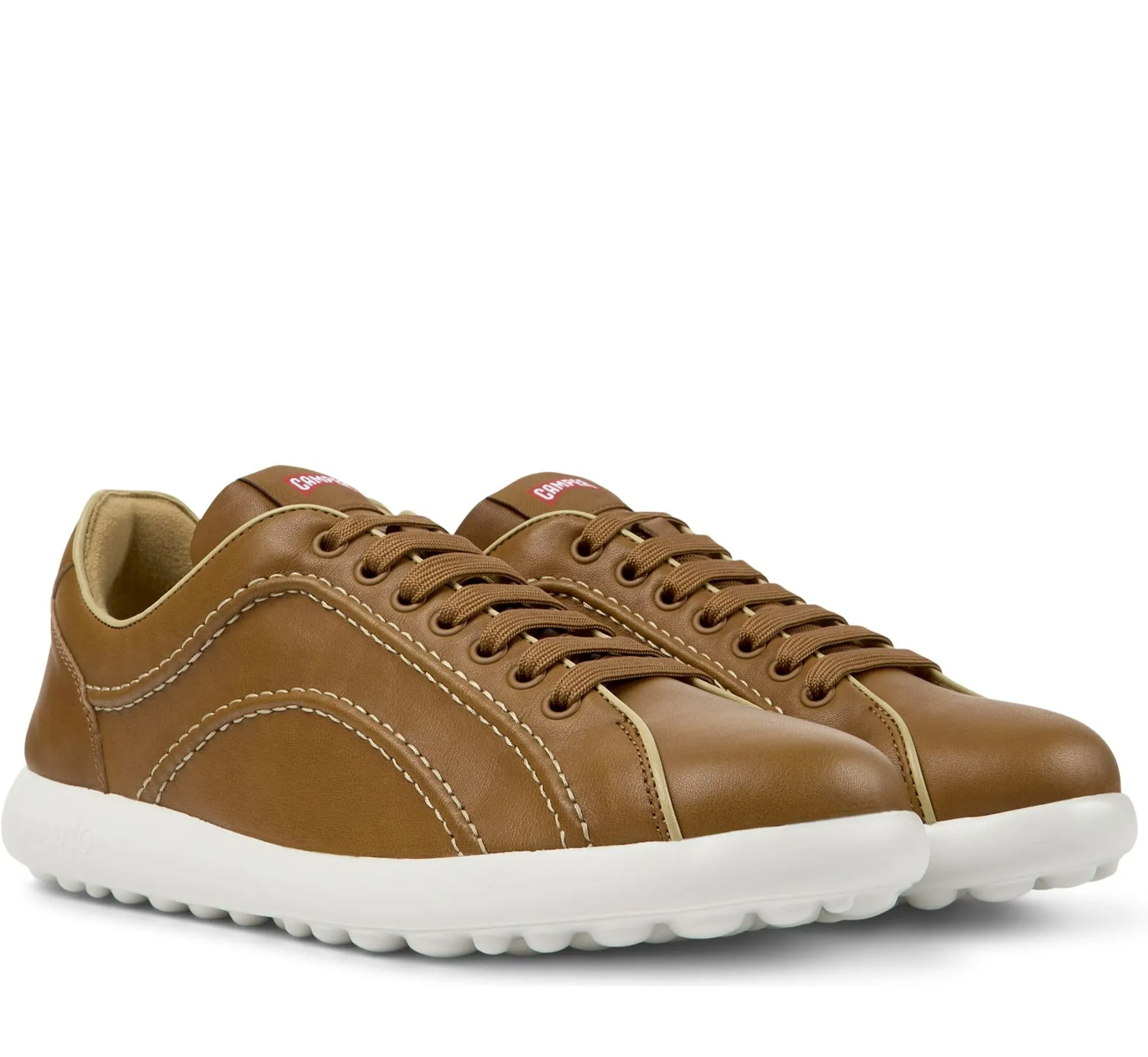 Deportivos marrones de piel Pelotas Xlite para hombre