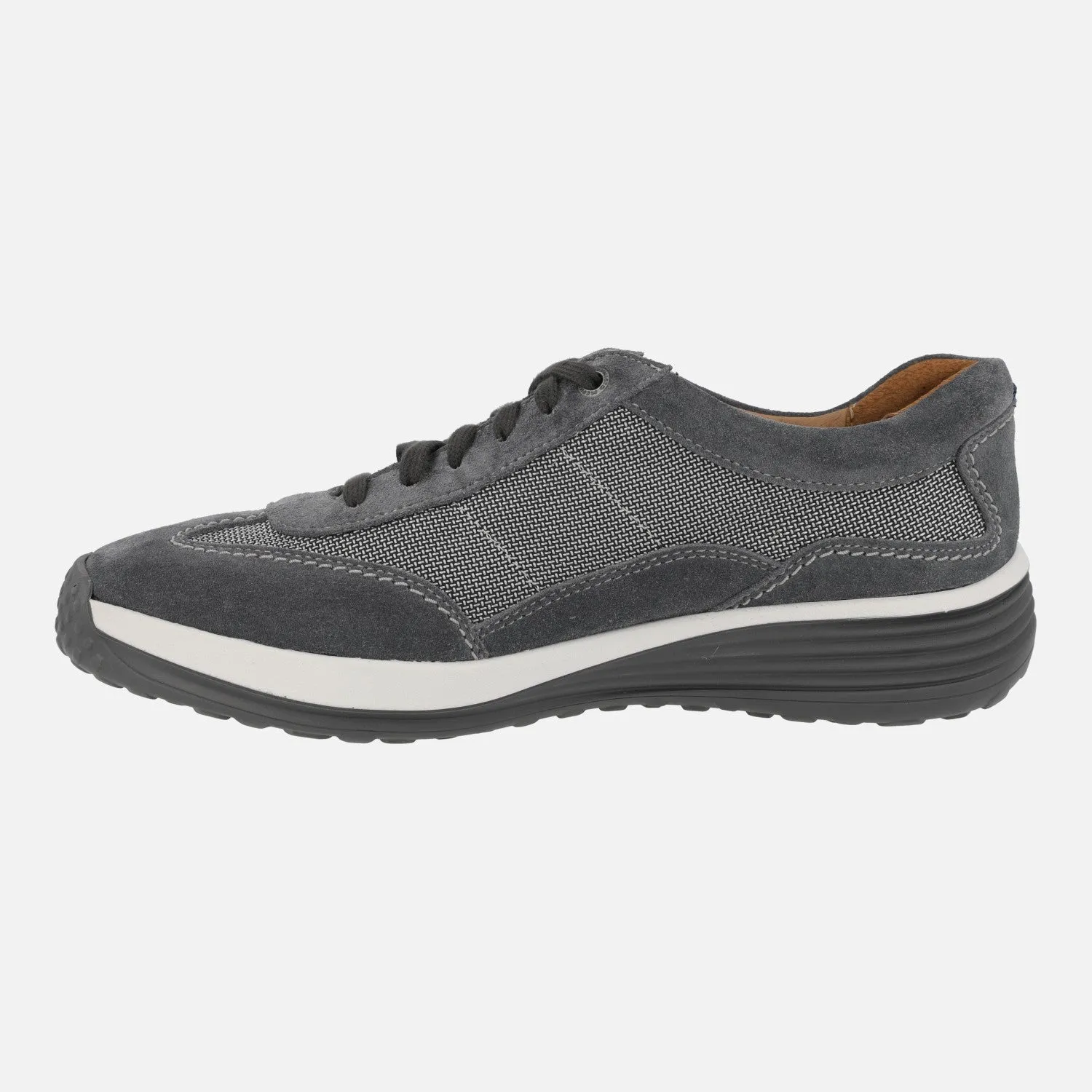 Deportivos para hombre de Mephisto en serraje combinado con tejido