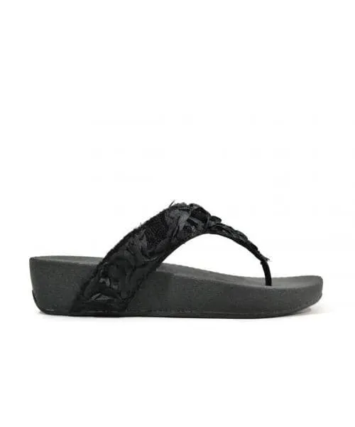 Esclavas negras en tejido y lentejuelas Bashaw