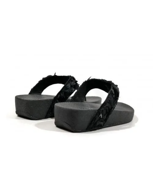 Esclavas negras en tejido y lentejuelas Bashaw