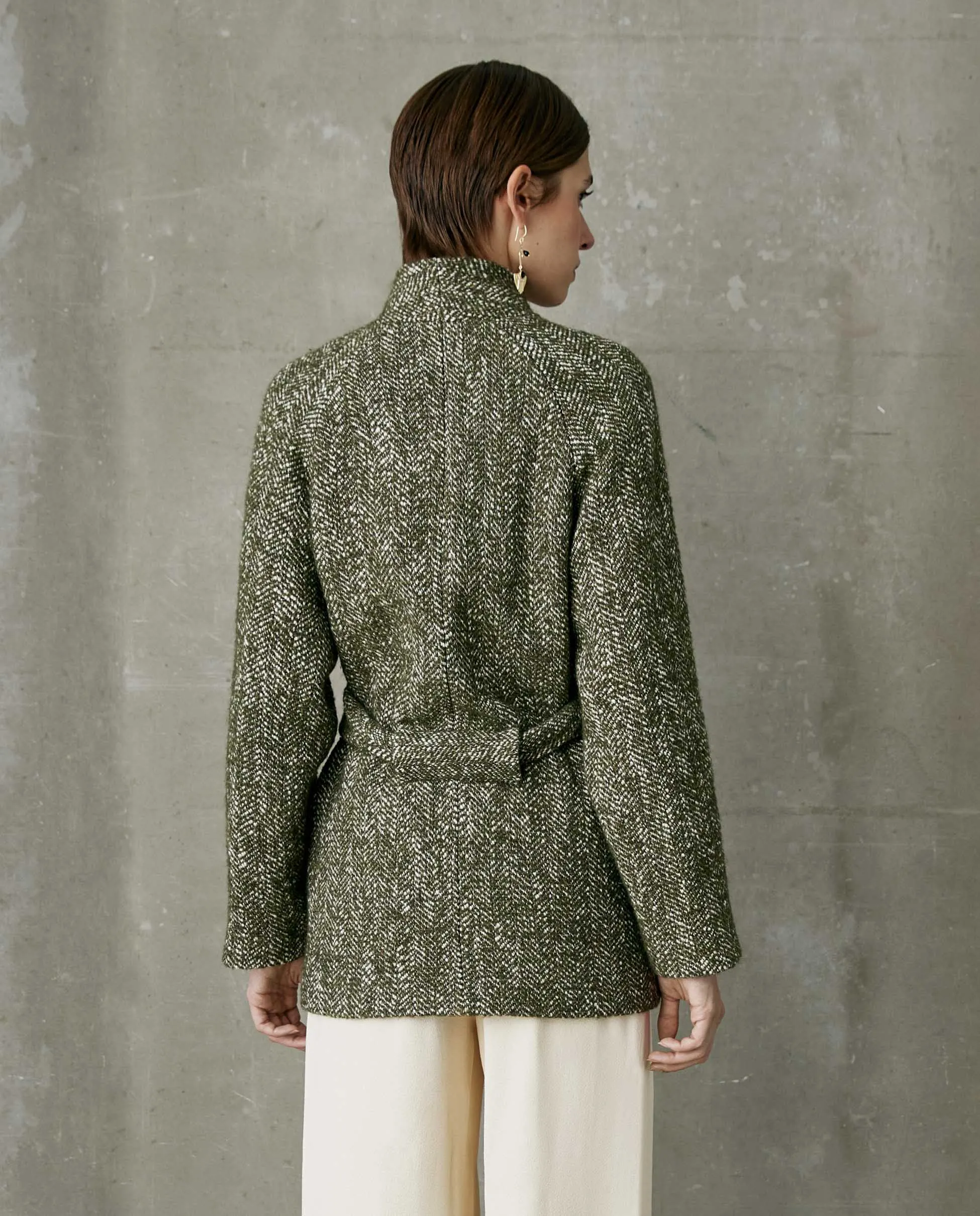 GIORGIA | Chaquetón tejido italiano