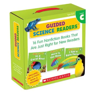 Guided Science Readers: Level C (Parent Pack): 16 Fun Nonfiction Books That Are Just Right for New Readers [With Sticker(s) and 