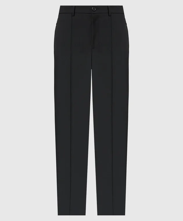 Helmut Lang Black pants with wool