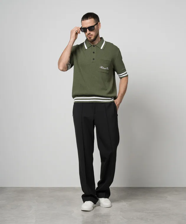Helmut Lang Black pants with wool