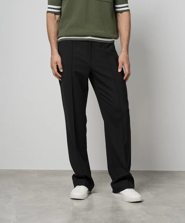 Helmut Lang Black pants with wool