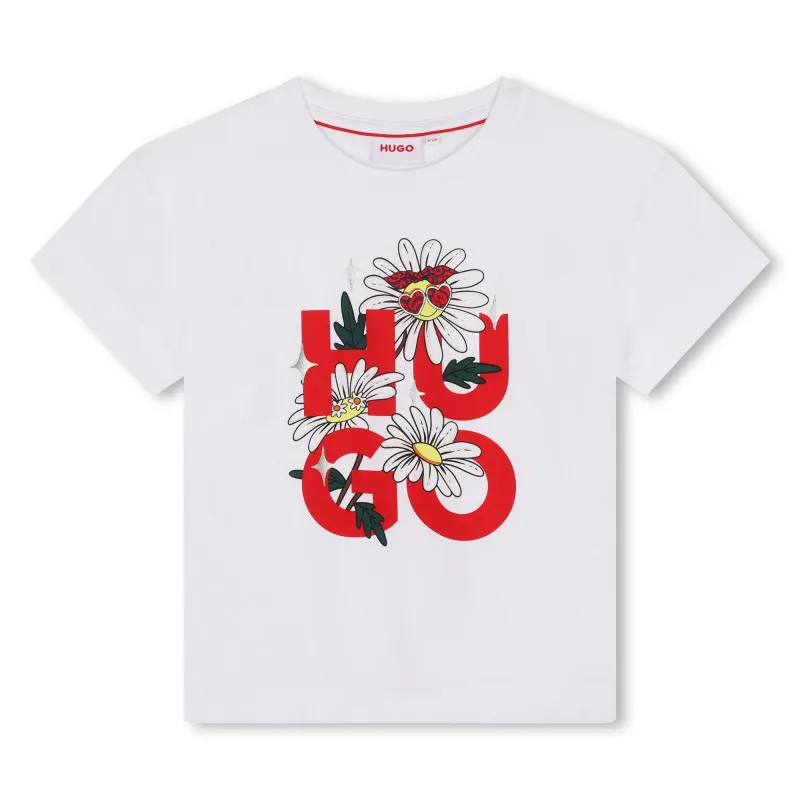 HUGO Camiseta estampado fantasía