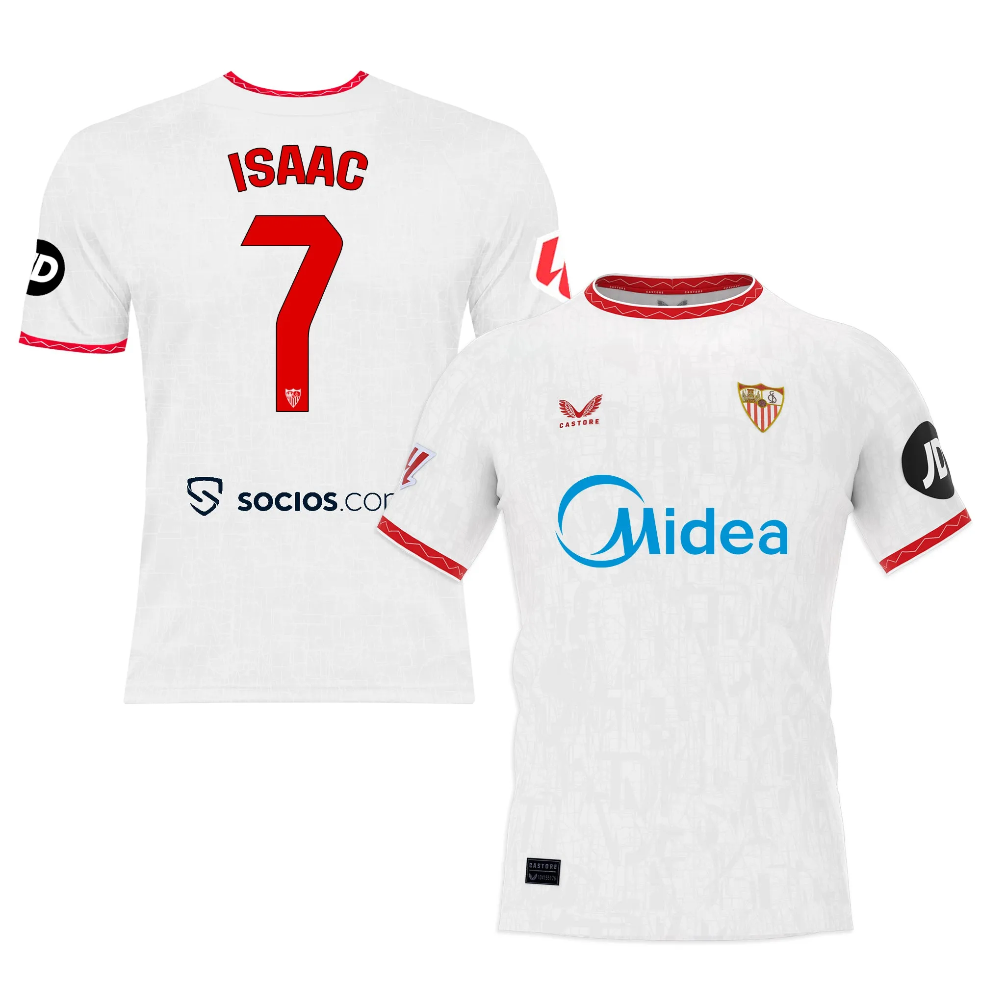 Isaac Camiseta 1 blanca nio 24/25
