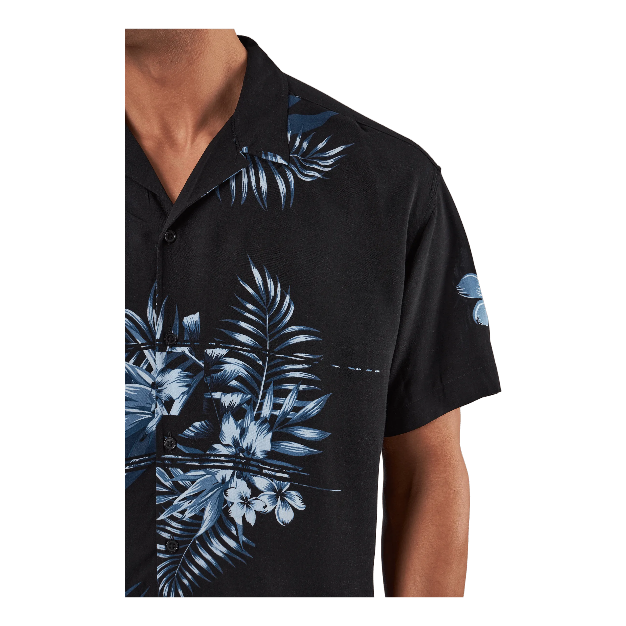 Jack & Jones Jcoreggie Staycay Aop Resort S Asphalt