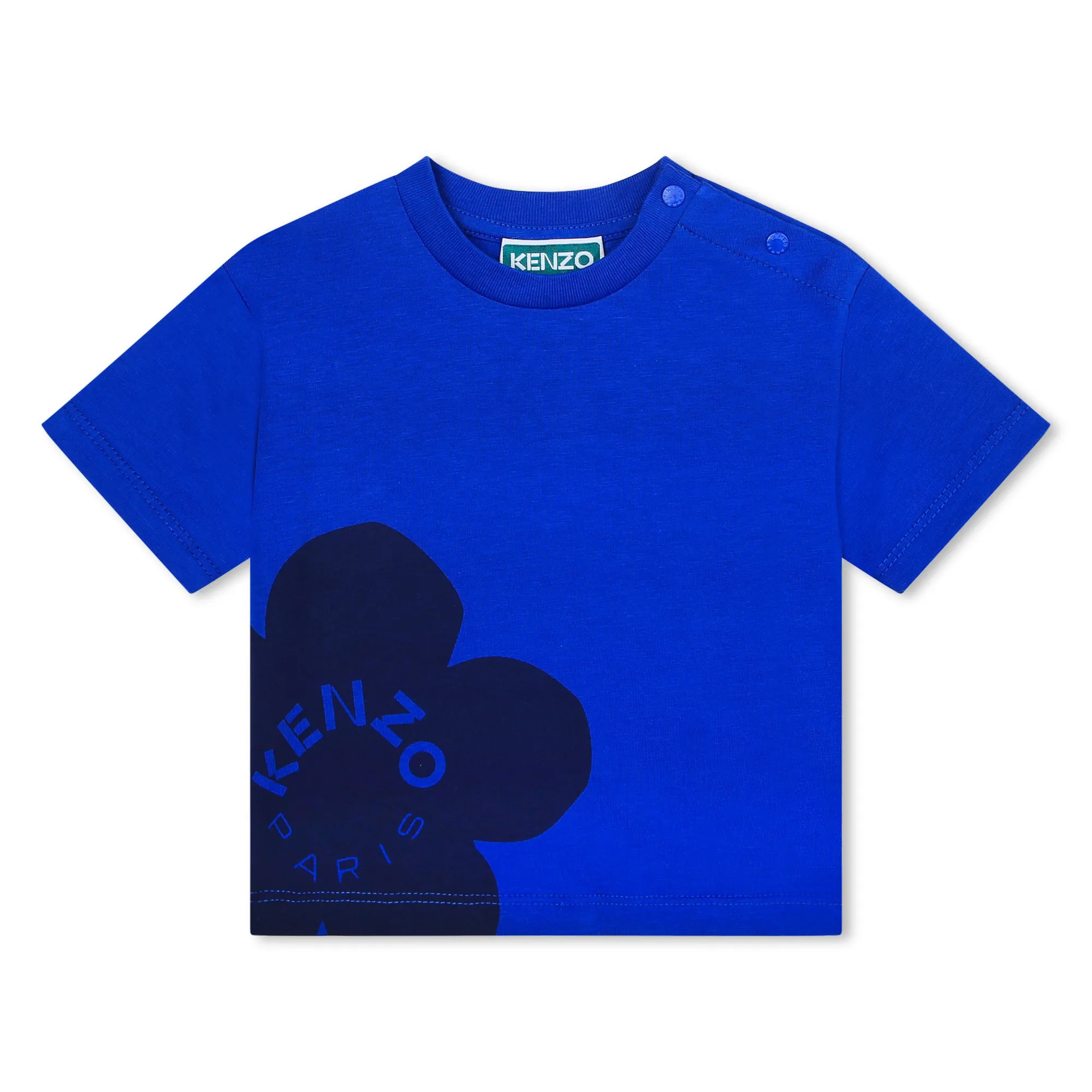 KENZO KIDS Camiseta con flor estampada