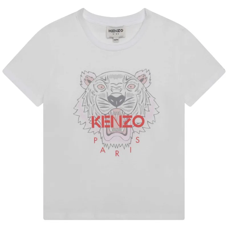 KENZO KIDS Camiseta con tigre estampado