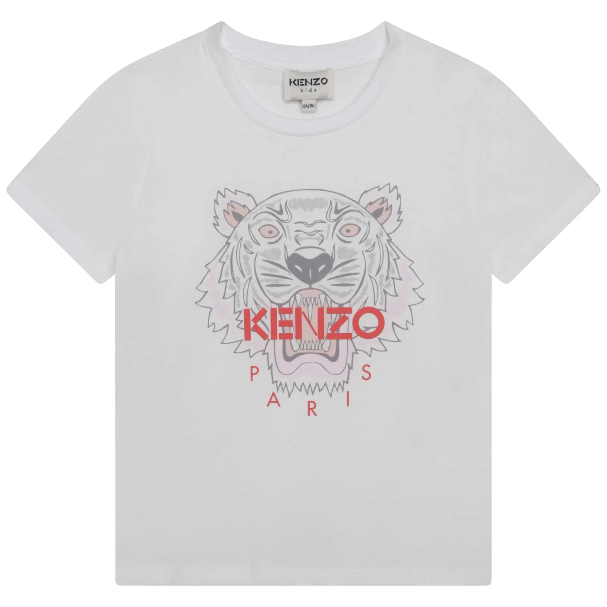 KENZO KIDS Camiseta con tigre estampado