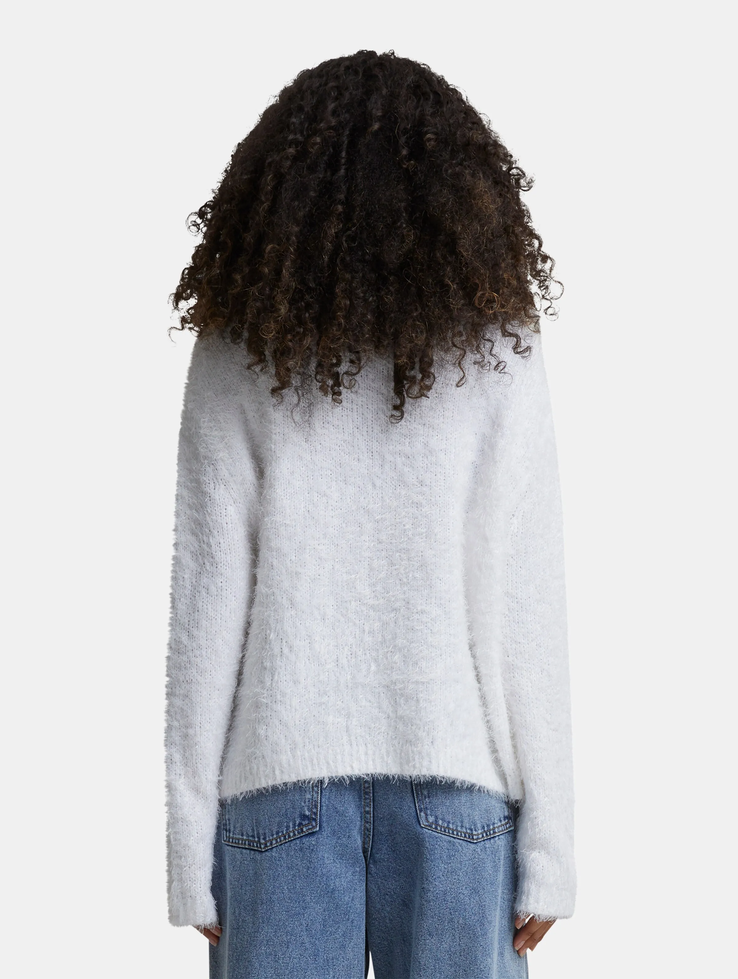 Ladies Feather Mock