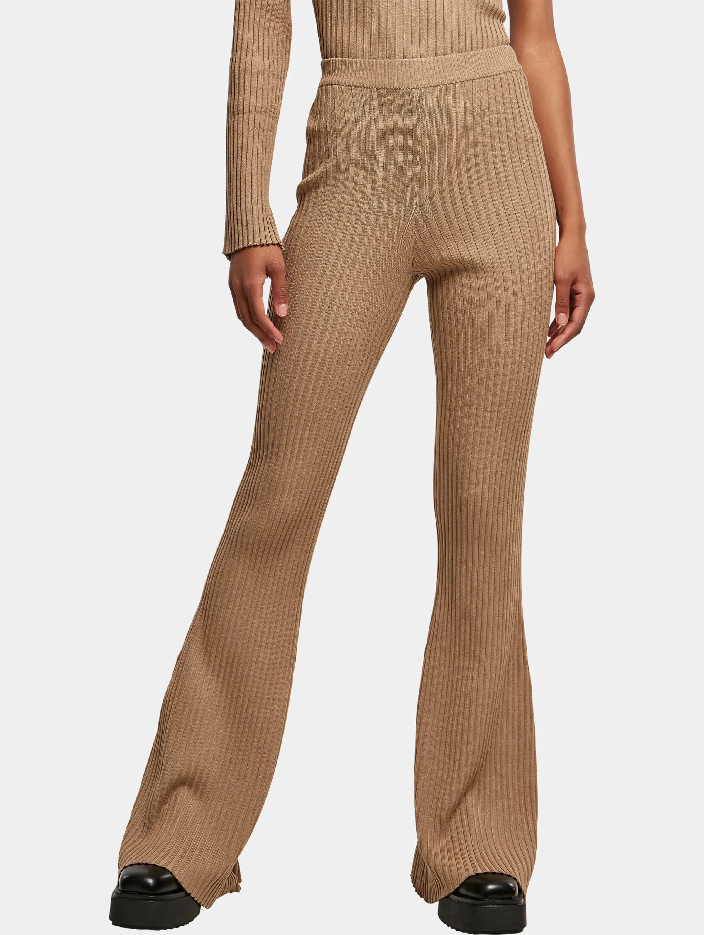 Ladies Flared Rib Knit 