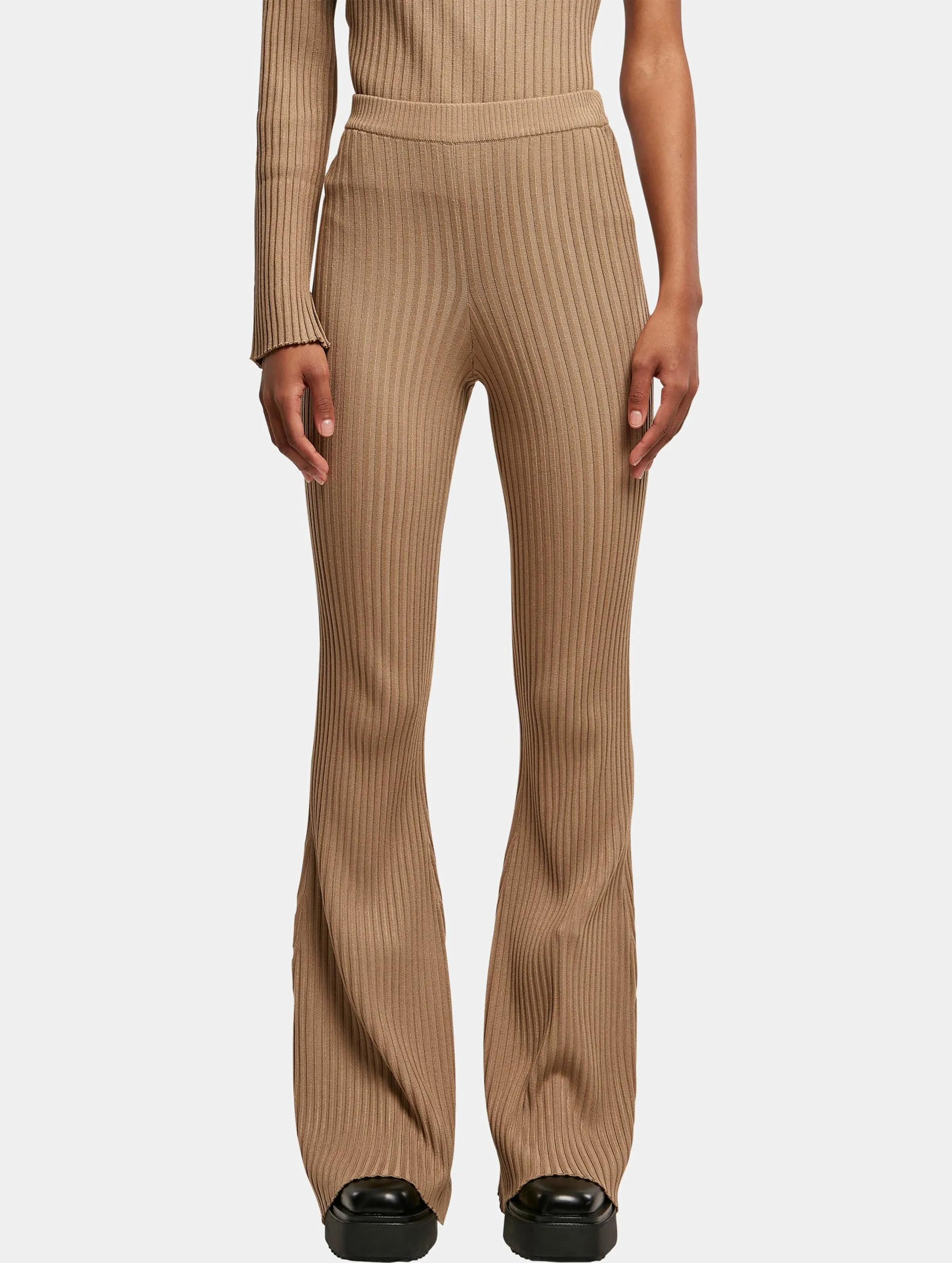 Ladies Flared Rib Knit 