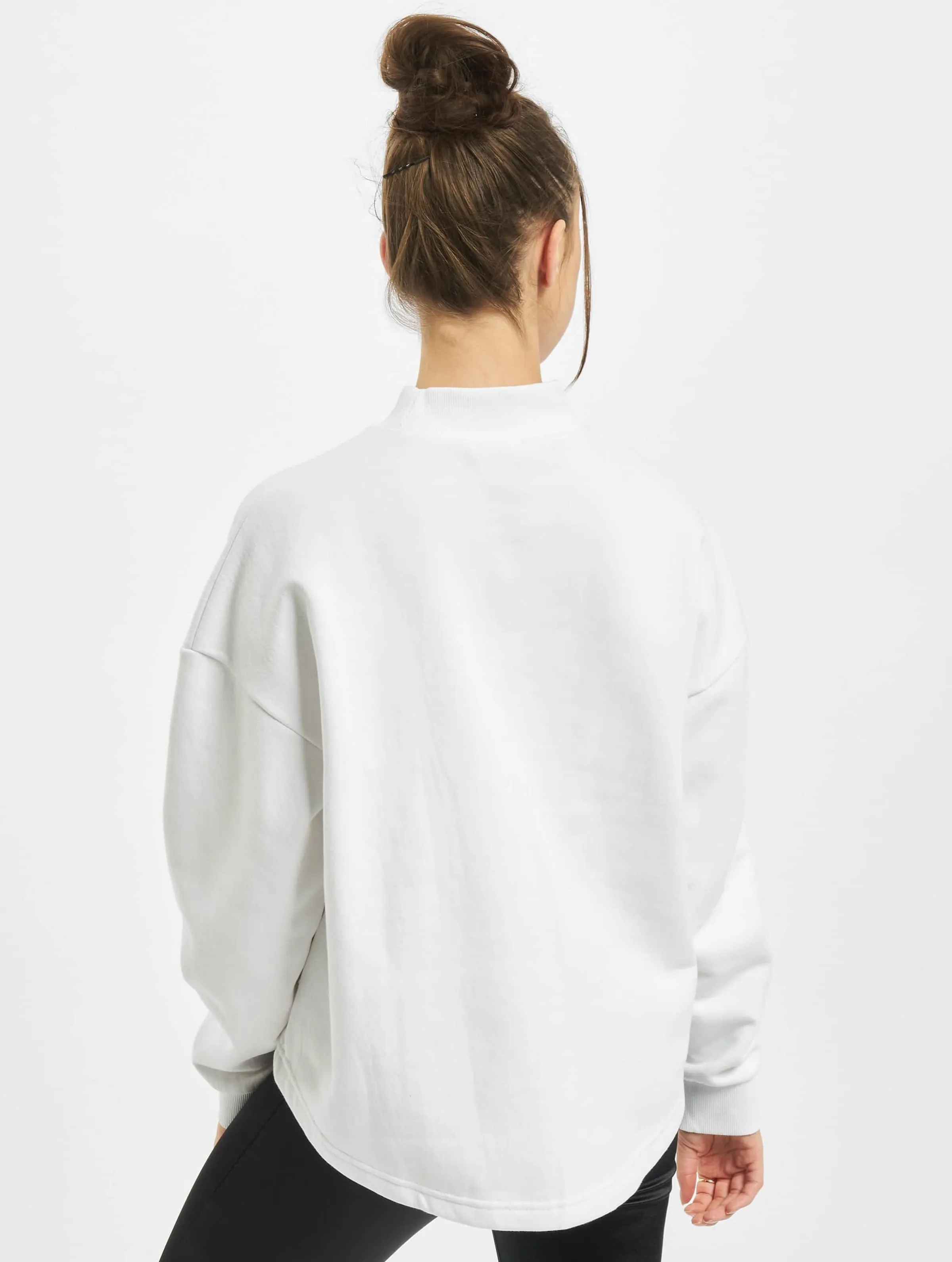 Ladies Oversized High Neck Crew