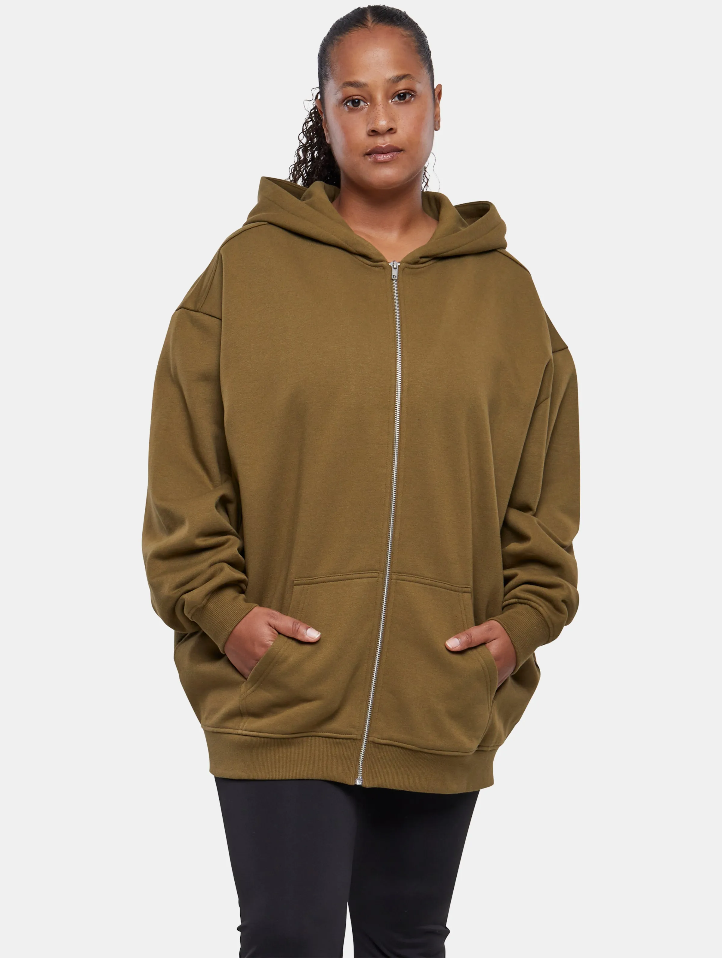 Ladies Oversized Zip