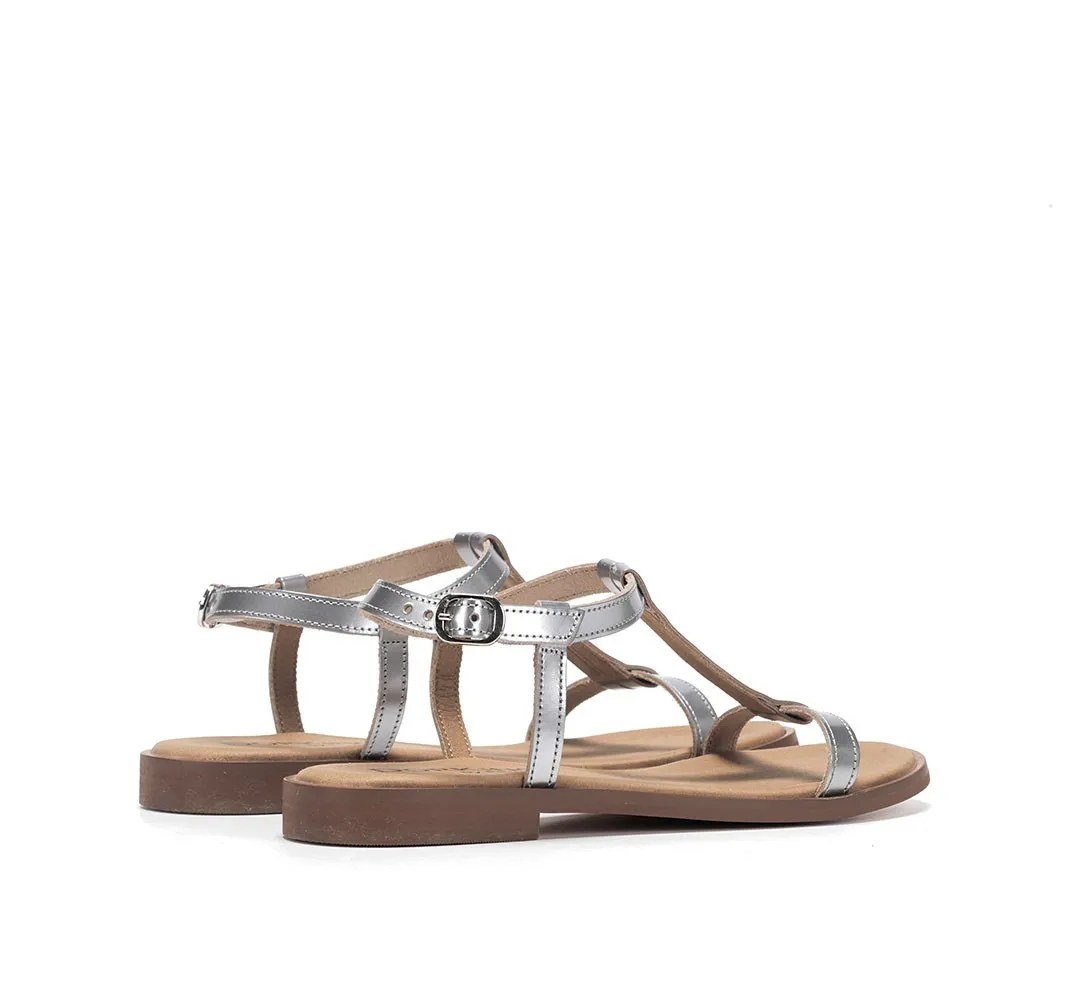 LEYLA D8567 Sandalia Plata