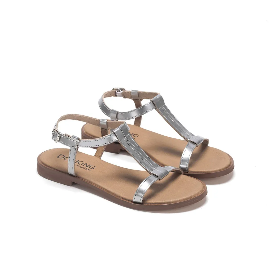 LEYLA D8567 Sandalia Plata