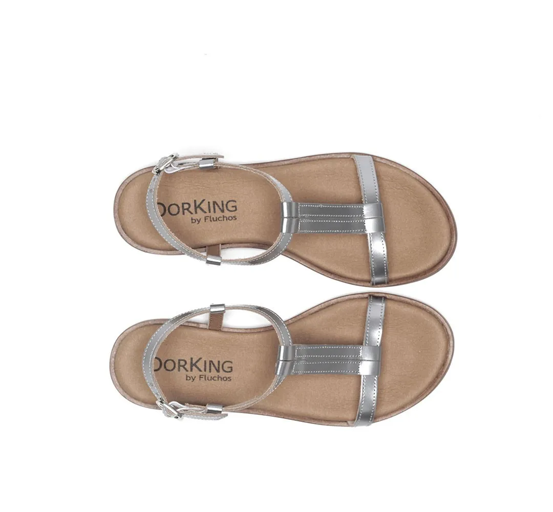 LEYLA D8567 Sandalia Plata