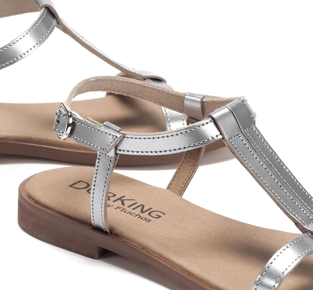LEYLA D8567 Sandalia Plata