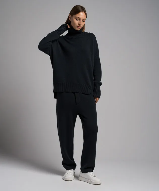 LISA YANG Gray cashmere Sunday pants