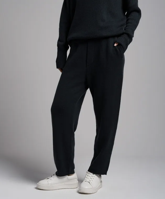 LISA YANG Gray cashmere Sunday pants