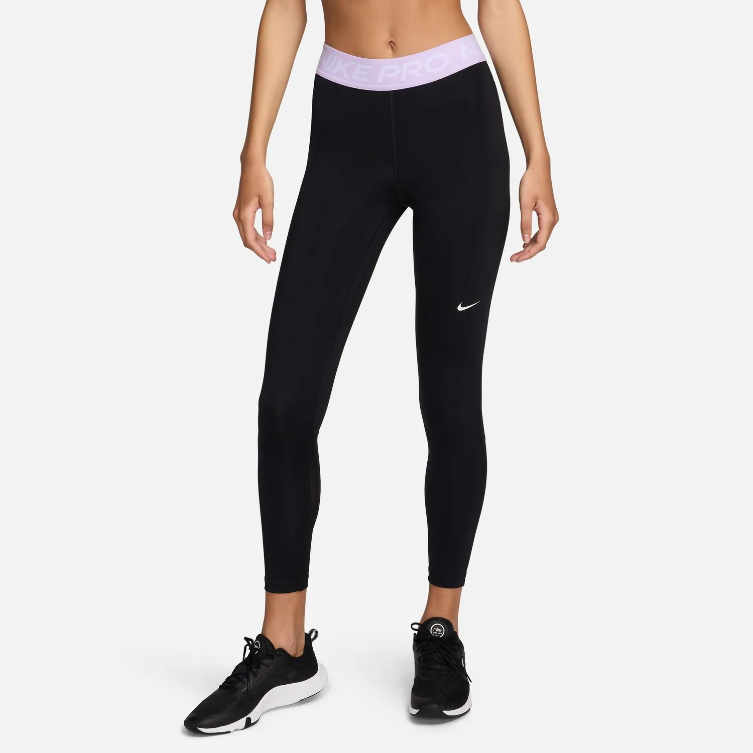 malla nike mujer NIKE PRO 365 7/8, negro/lila