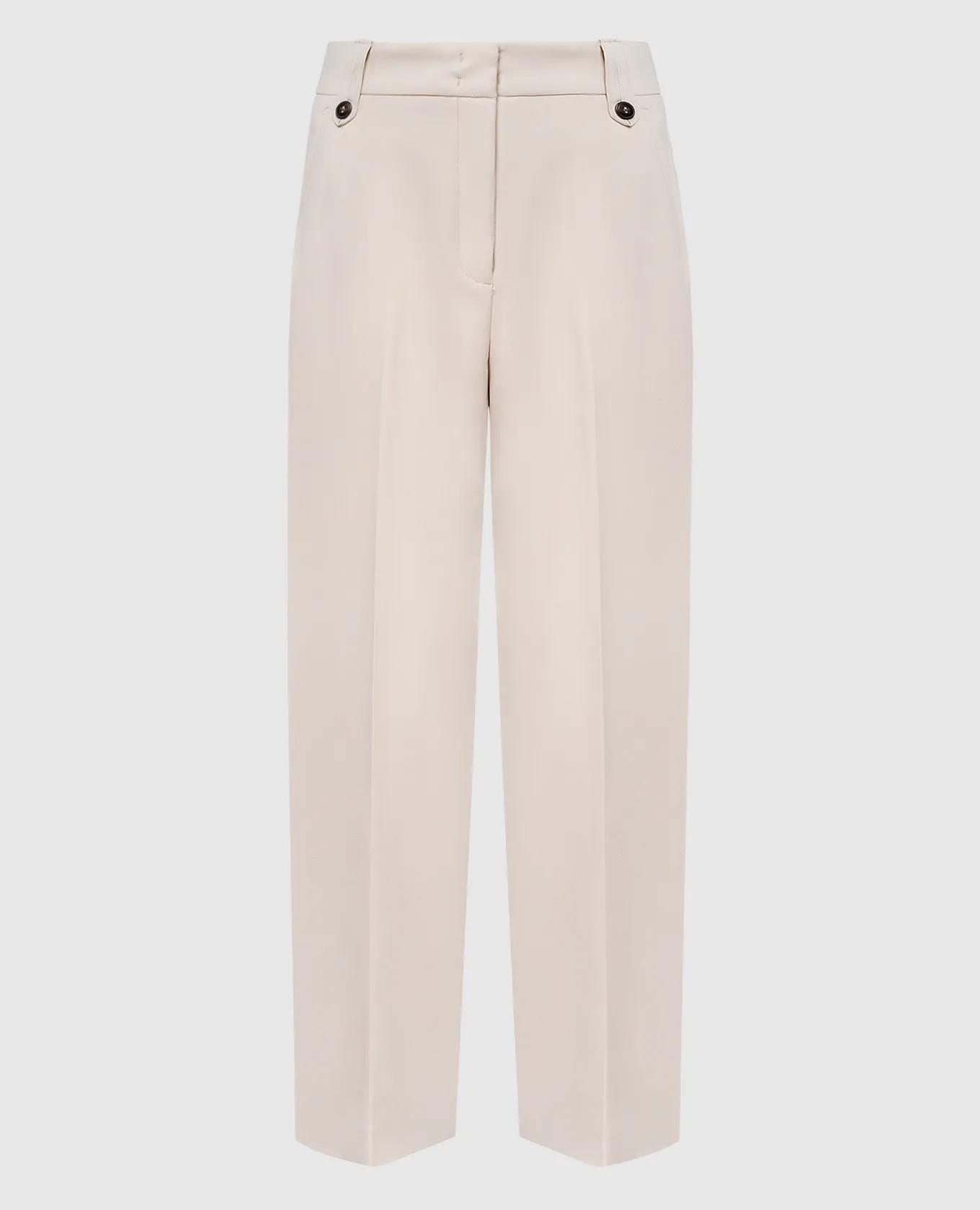 Max & Co White pants with a high fit