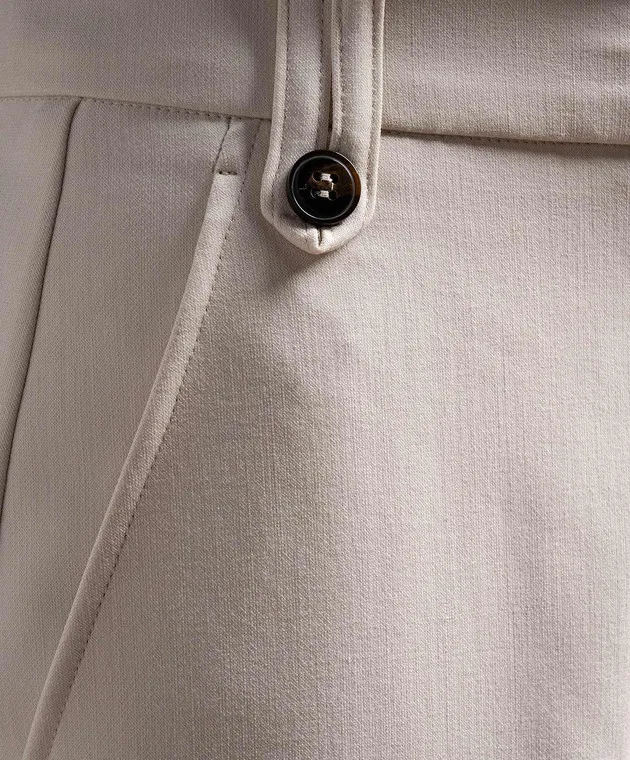 Max & Co White pants with a high fit