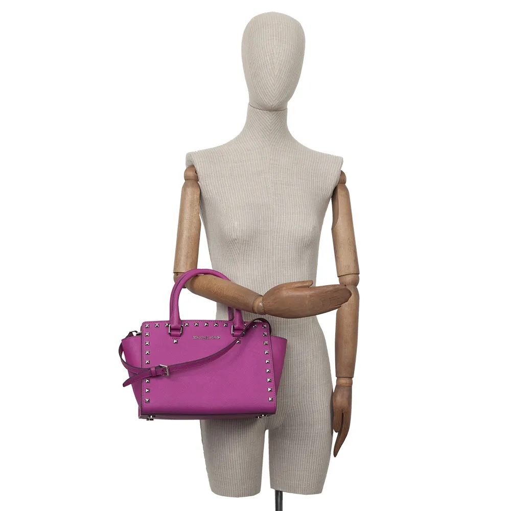 Michael Kors Bolso Selma Fucsia Mediano