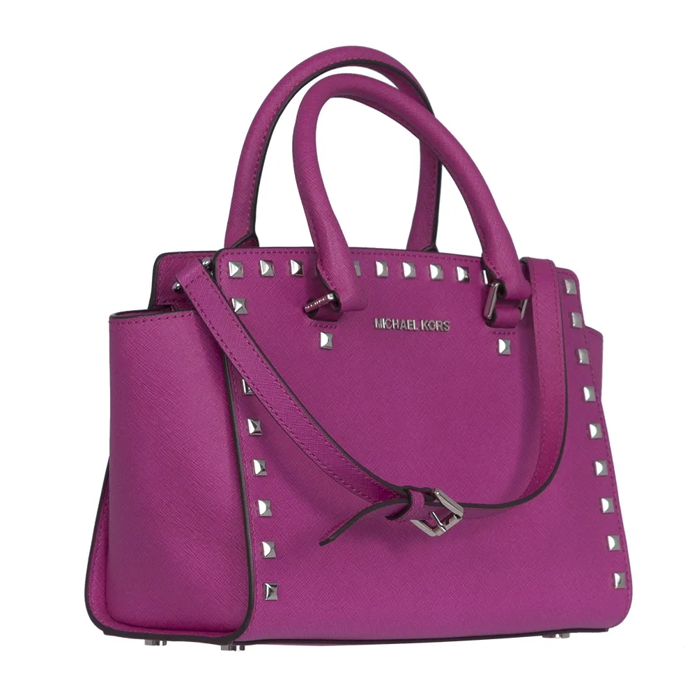 Michael Kors Bolso Selma Fucsia Mediano