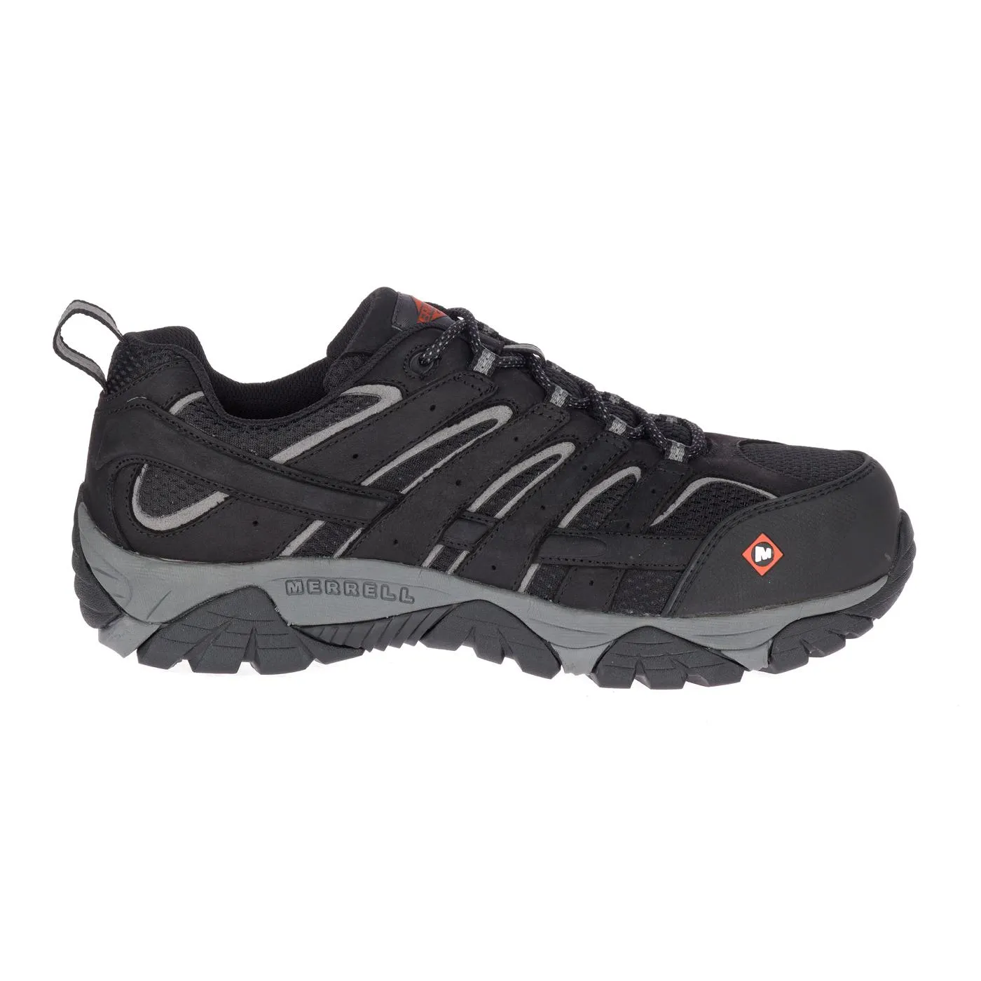 MOAB VERTEX VENT MEN'S COMPOSITETOE WORK SHOES WP BLACK