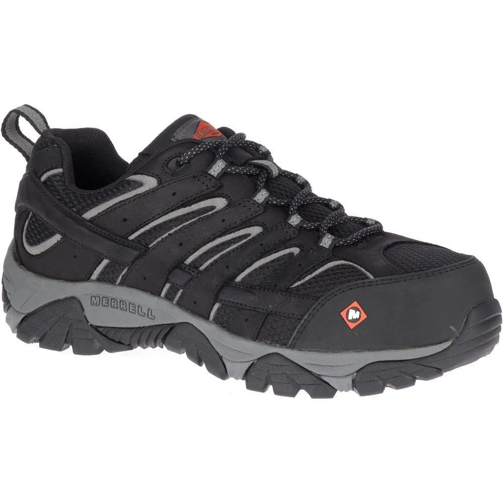 MOAB VERTEX VENT MEN'S COMPOSITETOE WORK SHOES WP BLACK