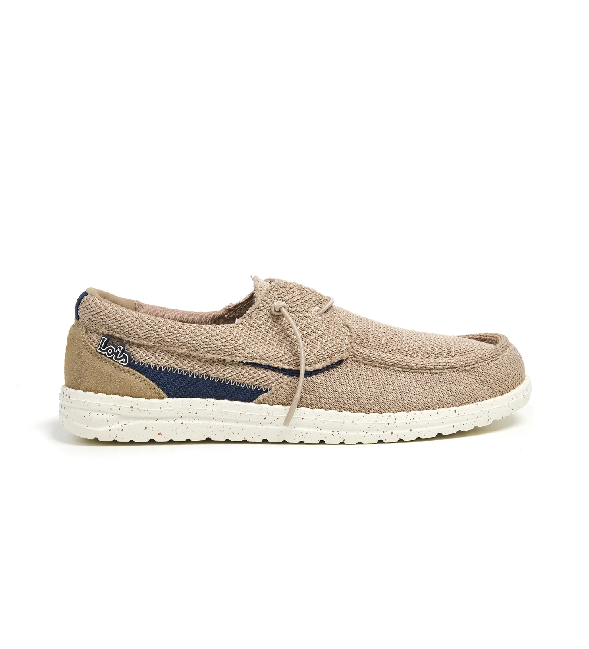 Mocasines de lona beige