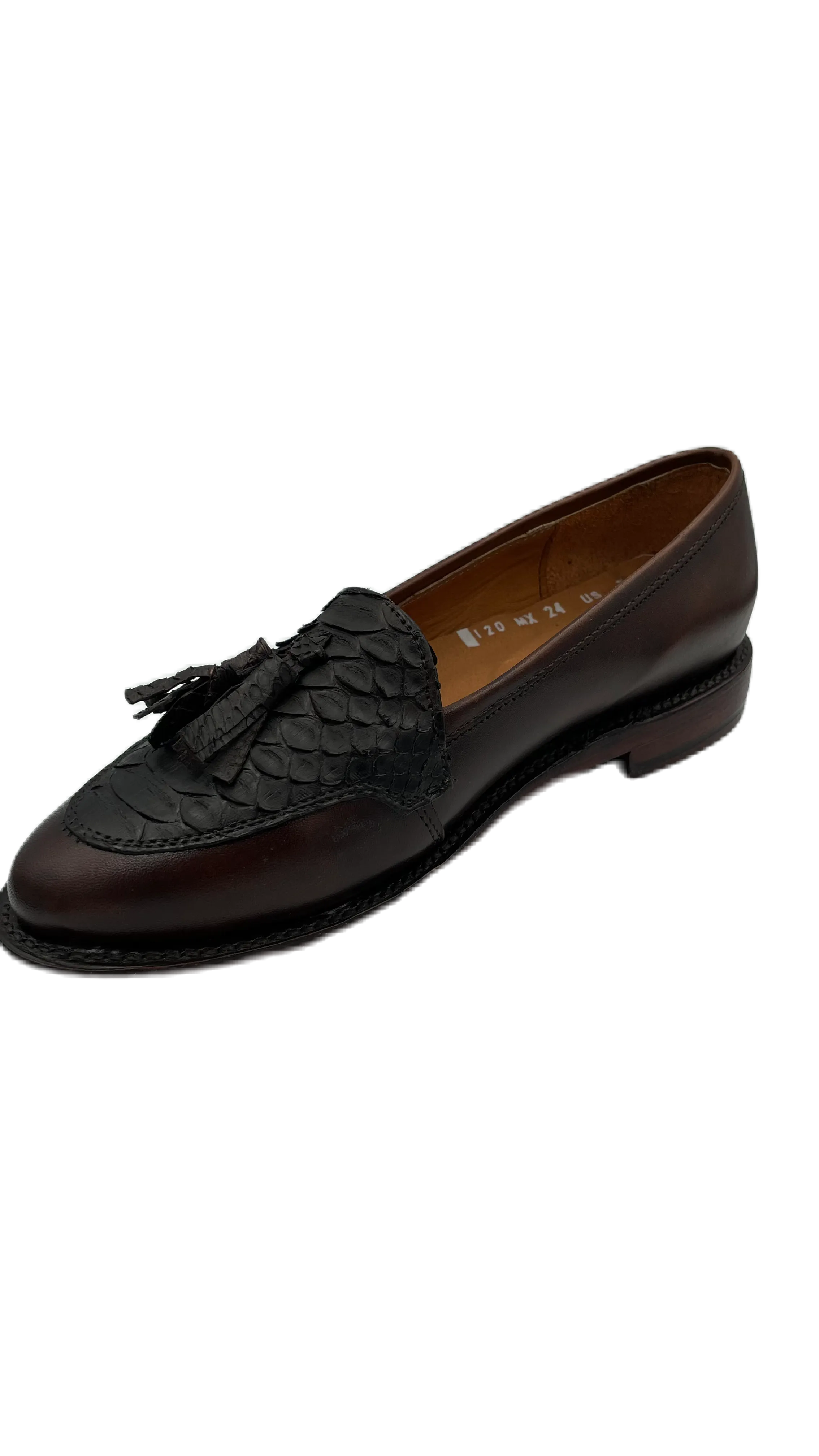 Mocasín para dama piel de pitón y res Tokio