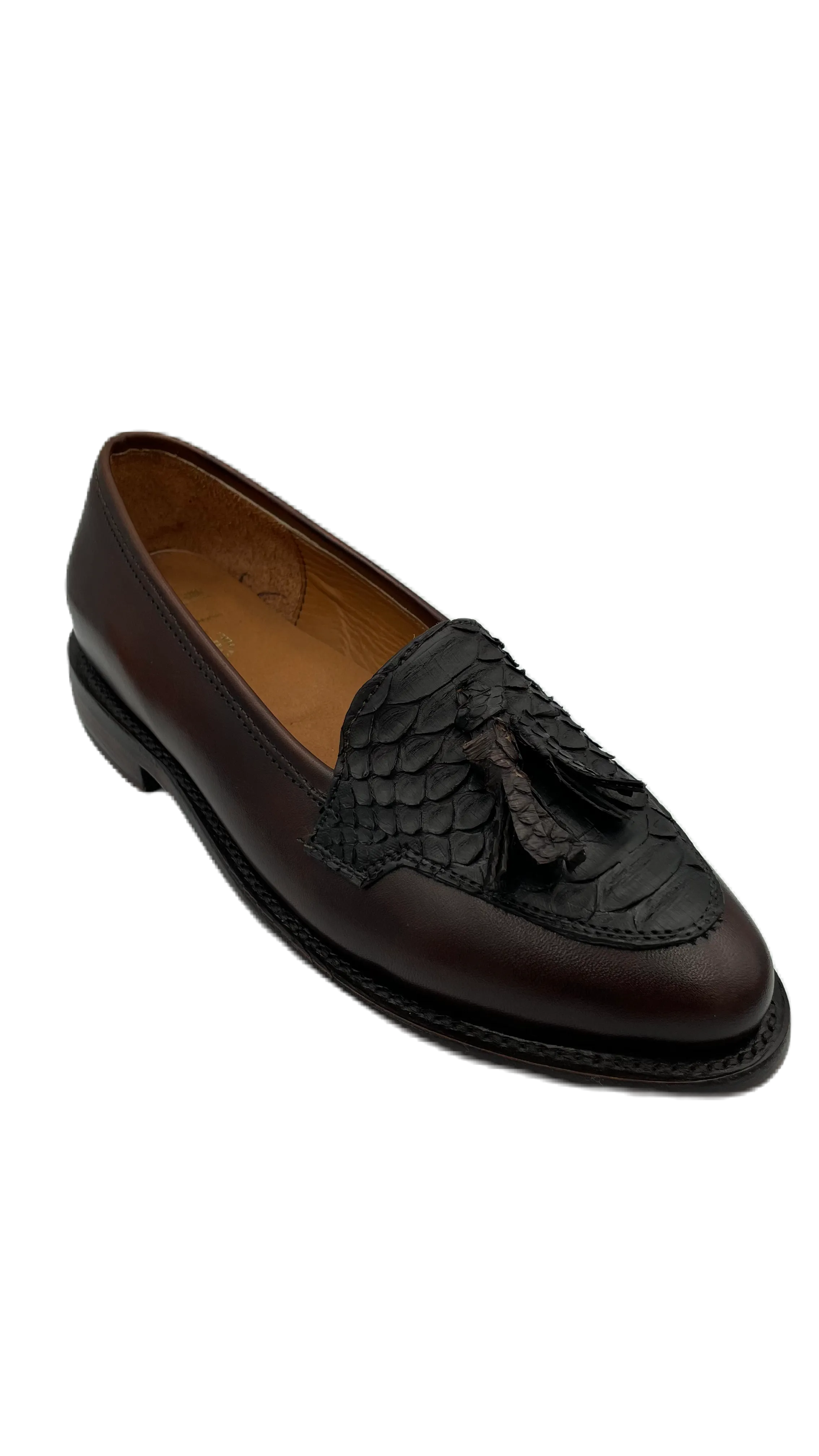 Mocasín para dama piel de pitón y res Tokio