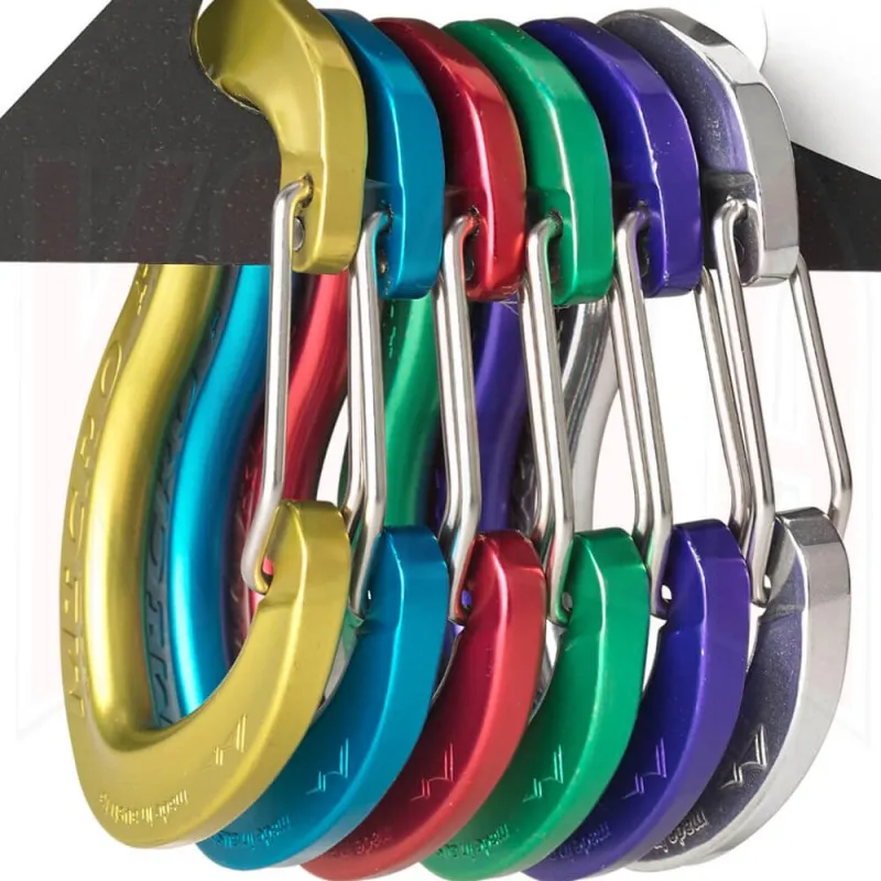 MOSQUETON ALUMINIO MICRO WIRE COLOR PACK6 AUSTRIALPINE