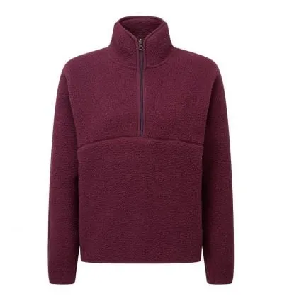 Mujer Tentree Ecoloft Half Zip Fleece (Fig)