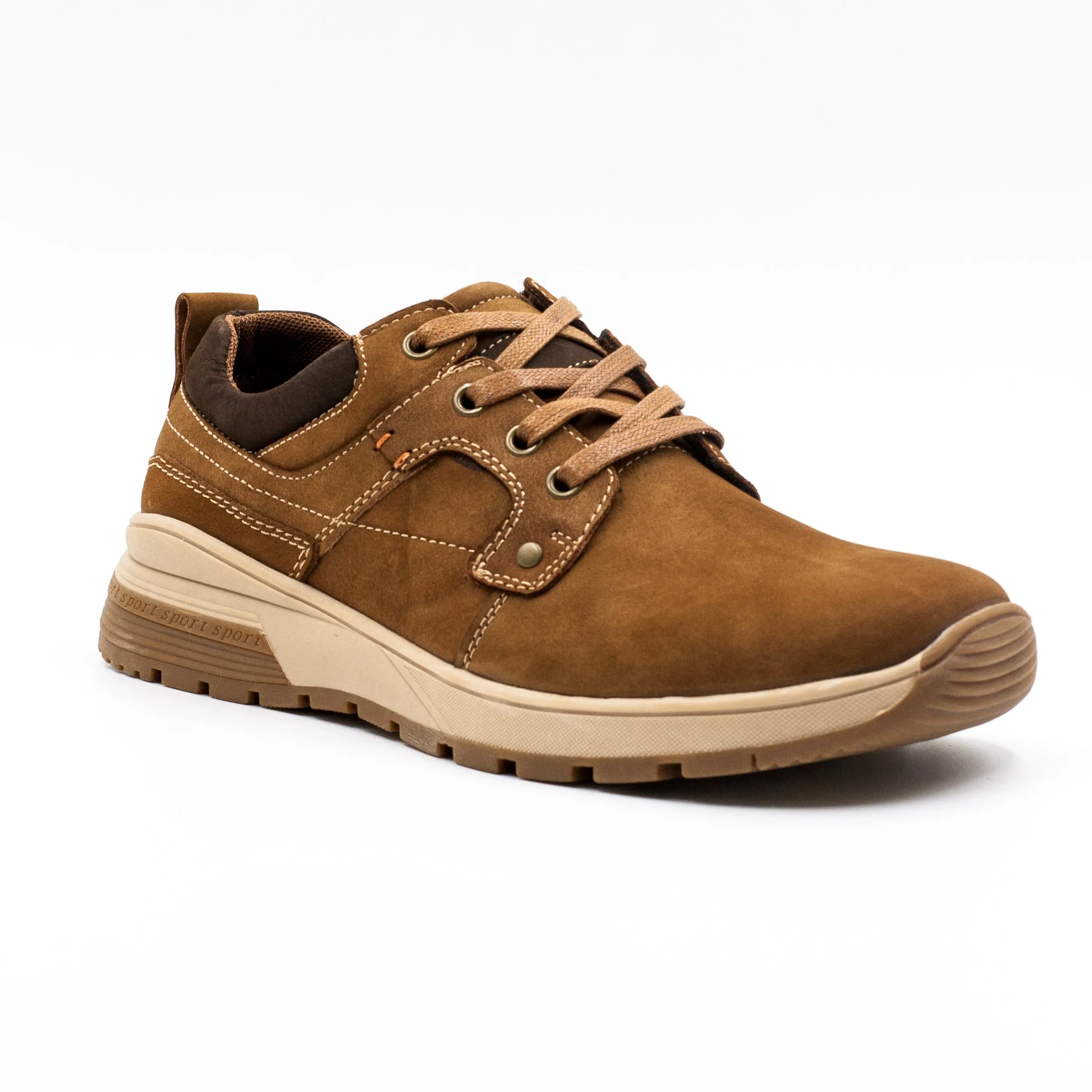 Natgeo Zapato hombre con cordon color Cafe claro