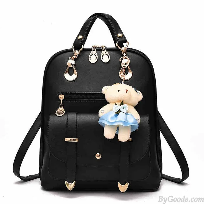 New College Women Bag British Bear Multifunction Handbag Backpacks
