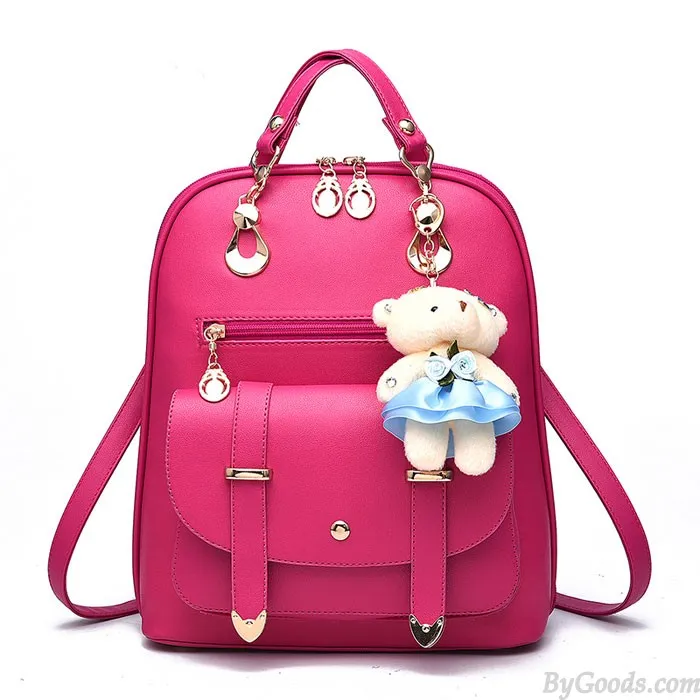 New College Women Bag British Bear Multifunction Handbag Backpacks