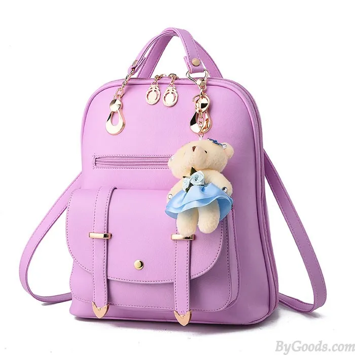 New College Women Bag British Bear Multifunction Handbag Backpacks