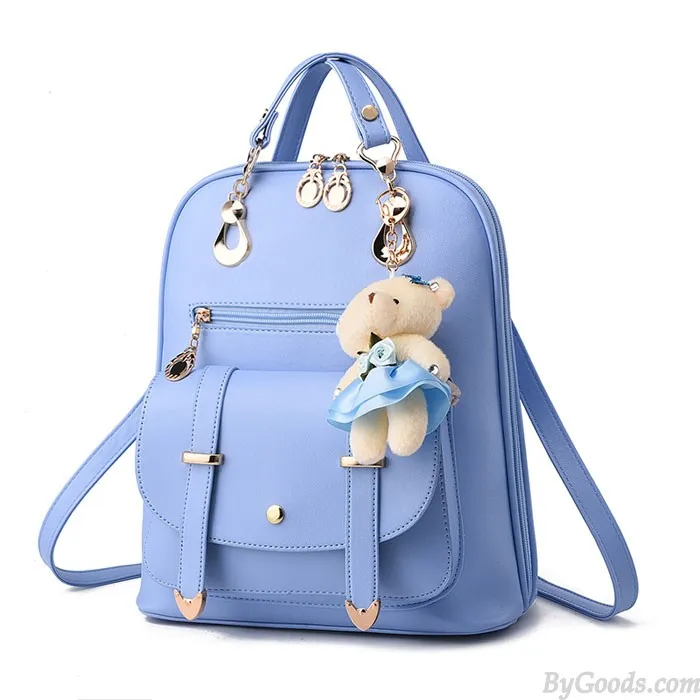 New College Women Bag British Bear Multifunction Handbag Backpacks