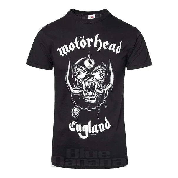 Oficial de Motorhead England Camiseta (Negra)