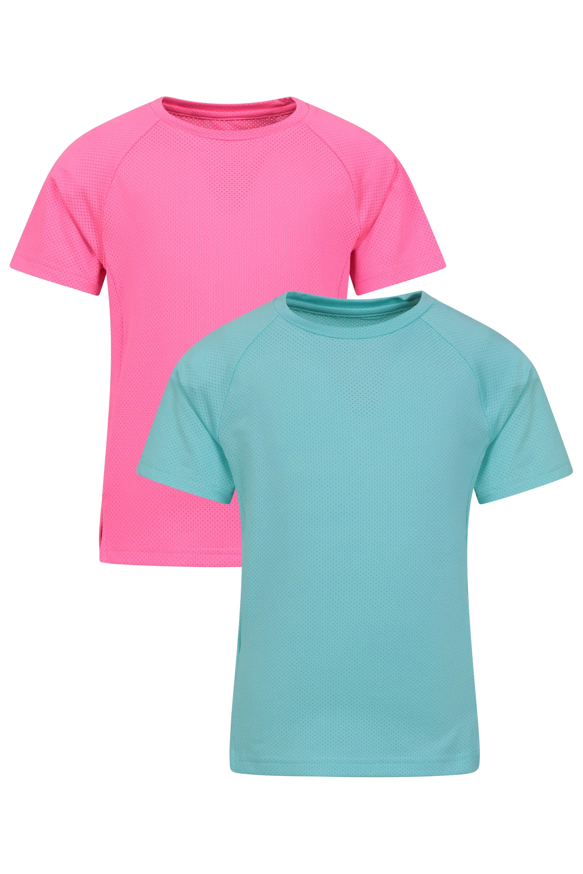 PACK DE 2 TSHIRT INFANTILES DE MALLA CON MARIPOSAS
