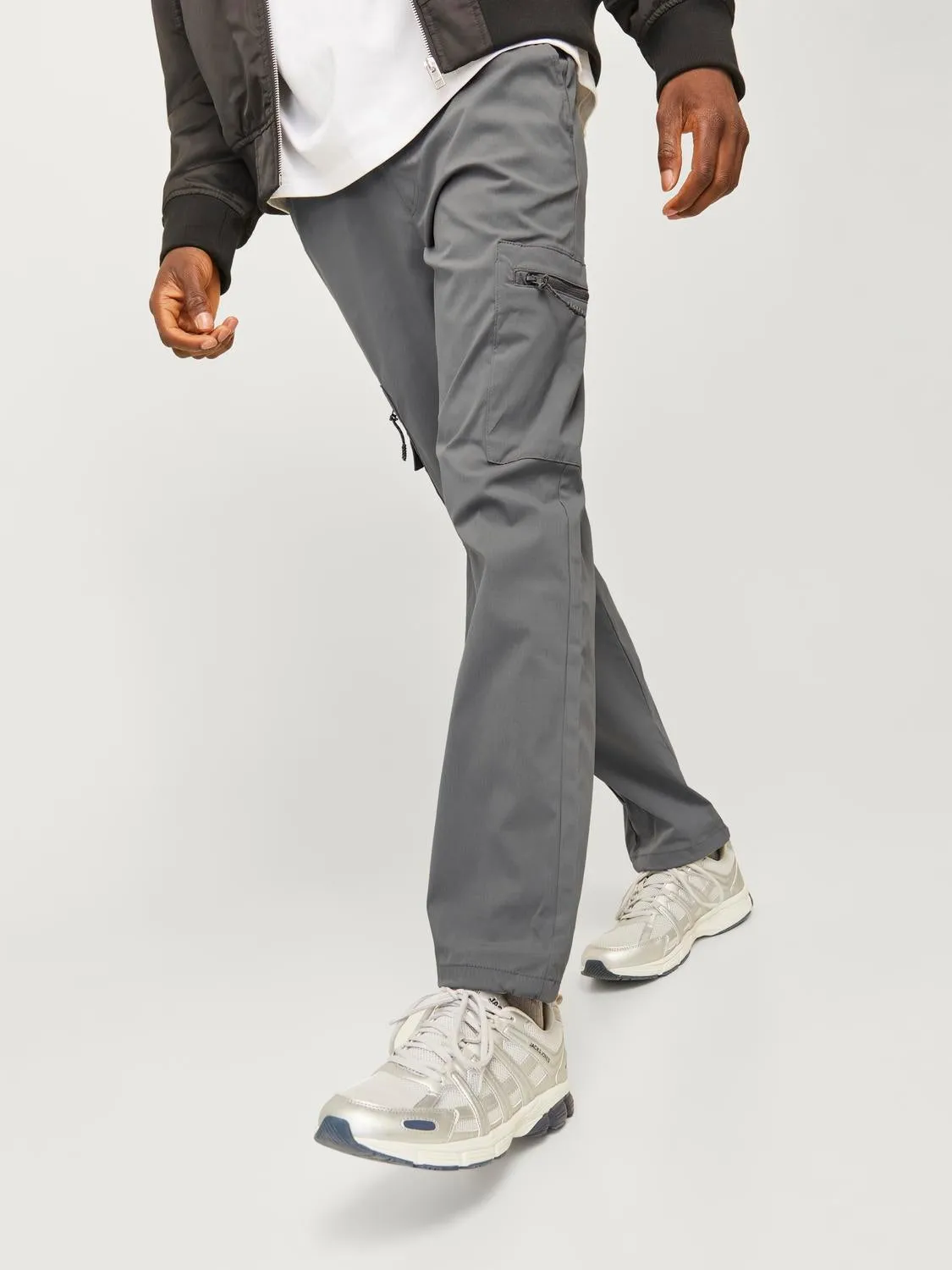 Pantalones cargo Corte relaxed | Gris oscuro | Jack & Jones®