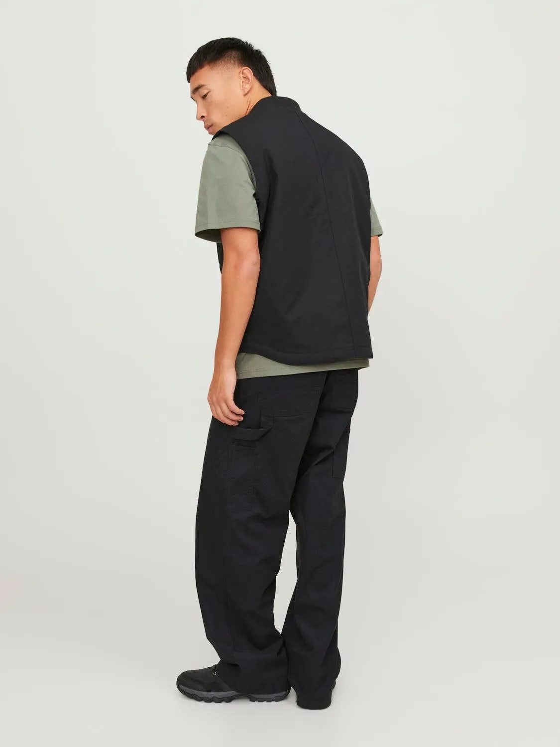 Pantalones worker Corte wide | Negro | Jack & Jones®