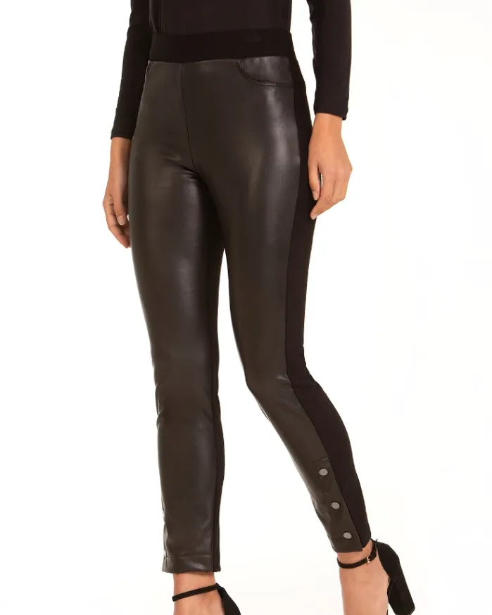 Pants Cigarette Thermo Cuir 3D 1025545 Janira