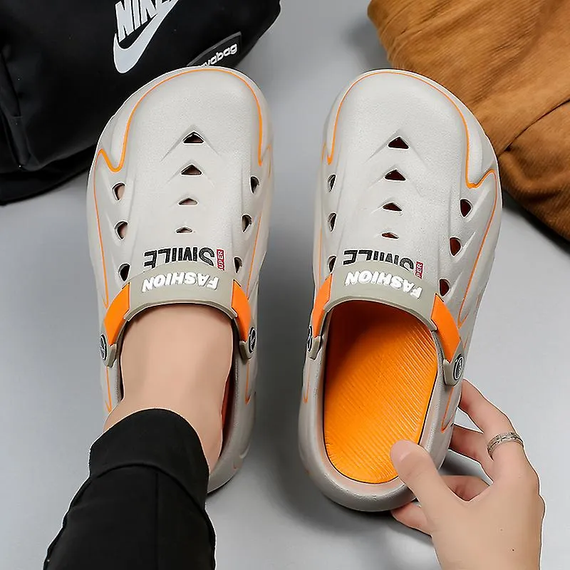 Pantuflas de tamaño grande para chanclas de PVC para adultos Sandalias para adultos antideslizantes para adultos Zuecos Zapatill